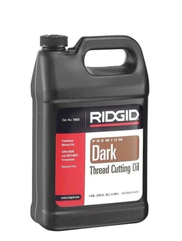 RIDGID 70830 1-Gallon Dark Thread Cutting Oil 632-70830